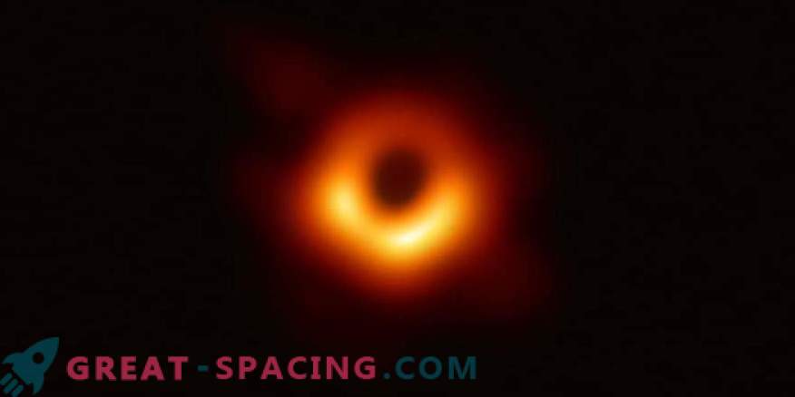 Before you the first photo of a black hole
