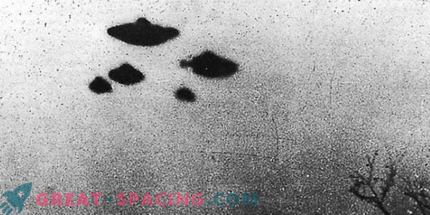 What a strange object was seen at Edwards airbase in 1965
