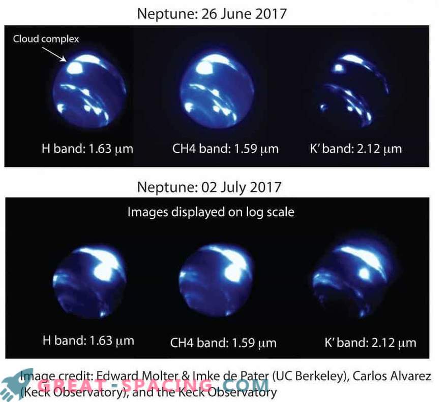 Large-scale storm on Neptune