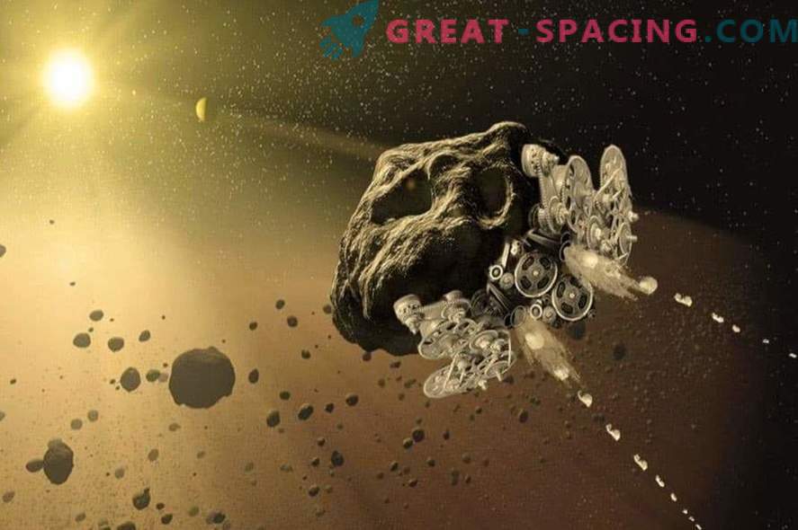 Can we turn asteroids into space ships?