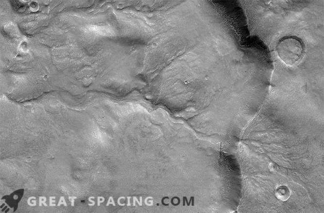 This is an ancient winding river ... On Mars