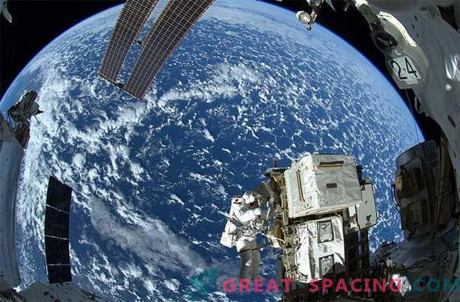 Stunning view from space station