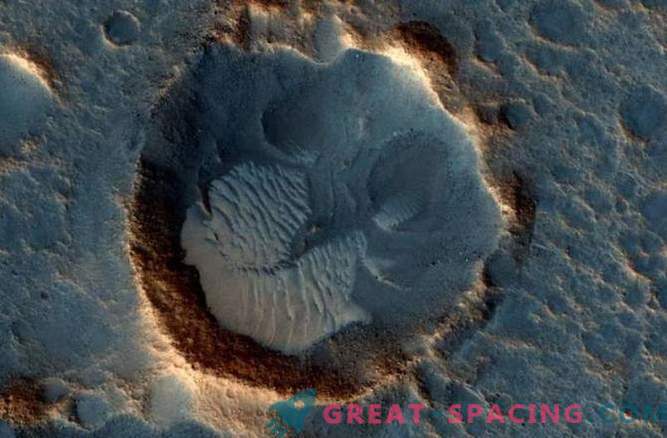 Martian location corresponds to NASA images