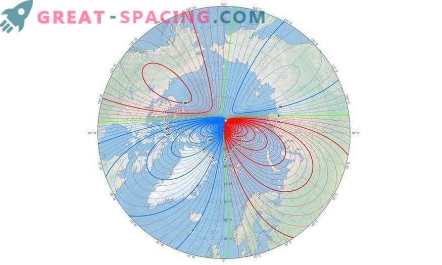 Scientists had to urgently update the map of the world geomagnetic field