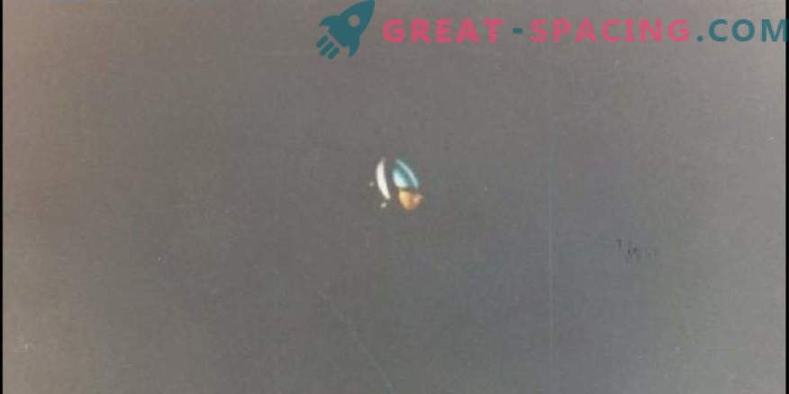 What an unidentified object was seen in Oklahoma in 1965. Photo