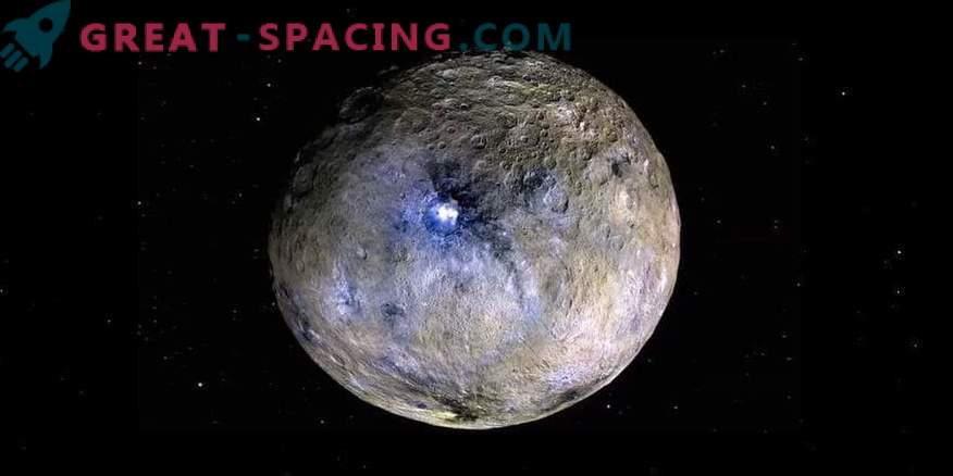 Polar displacement of the dwarf planet Ceres