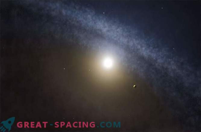 ALMA watches the newborn with a planetary system.