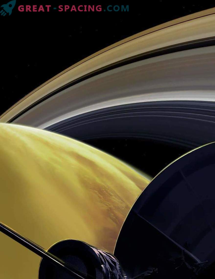 Close flights of Saturn reveal the secrets of the planet and its rings