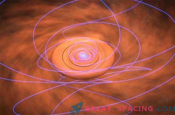 Magnetism can interfere with or help the birth of a young star system