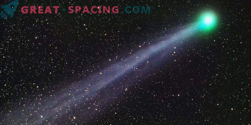 The warning tail of Comet Swift-Tuttle