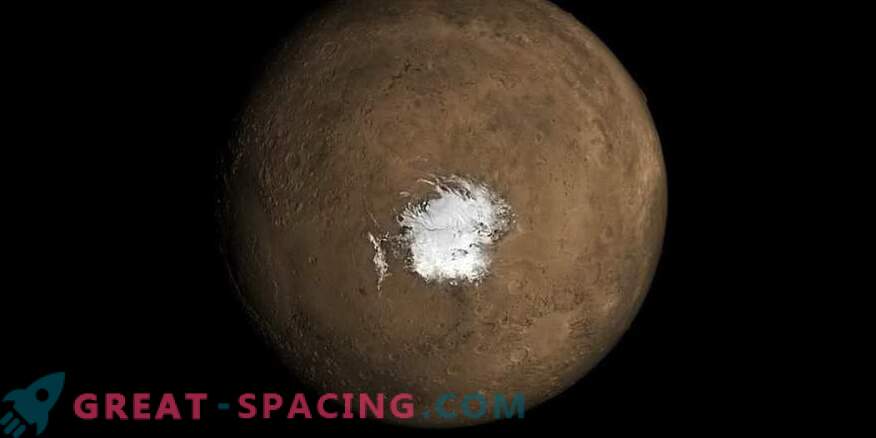 A Martian lake could appear due to recent volcanic activity