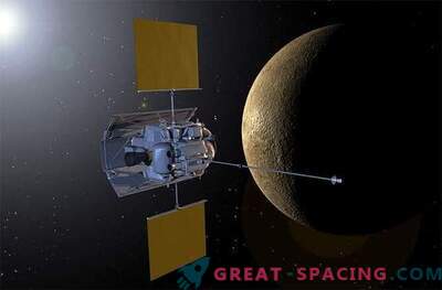A spacecraft observed a lunar eclipse from Mercury